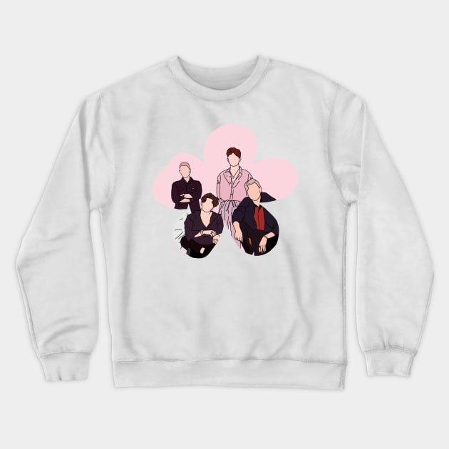 The Vamps cherry blossom Crewneck Sweatshirt by s-ocean